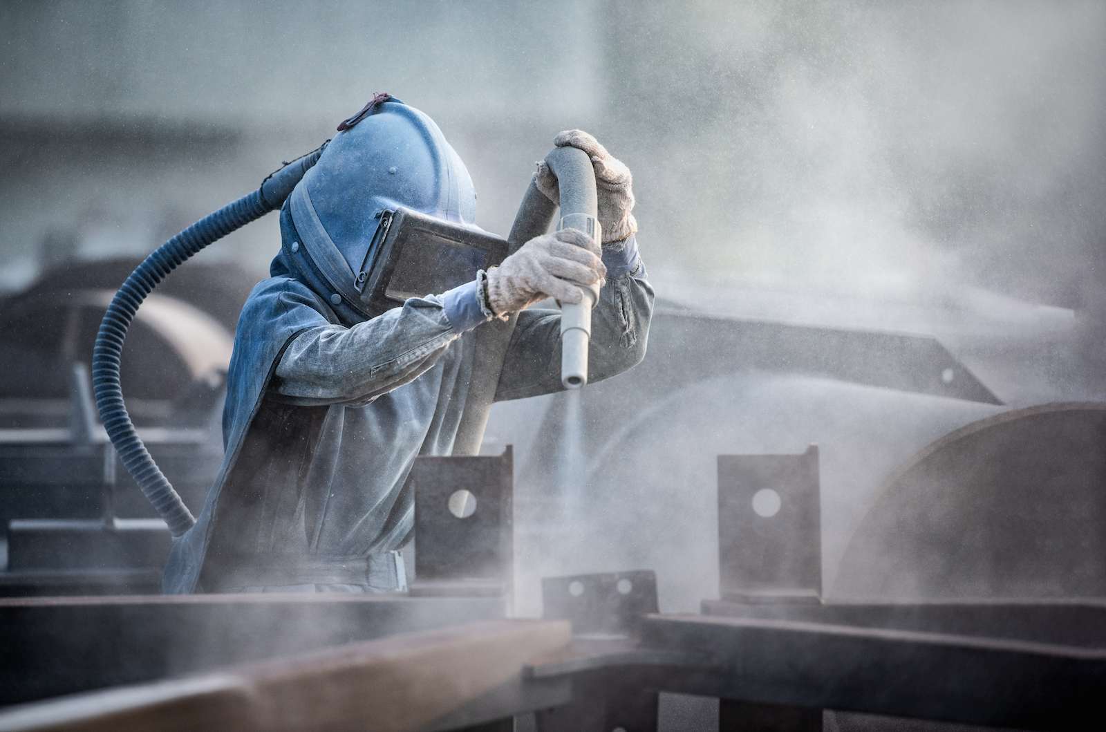 Straalwerk door merwestraal